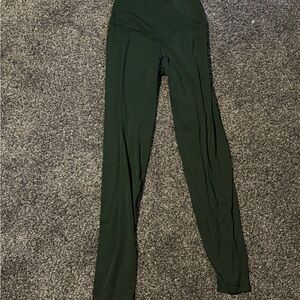 Offline by Aerie Dark Green crossover Leggings size Small